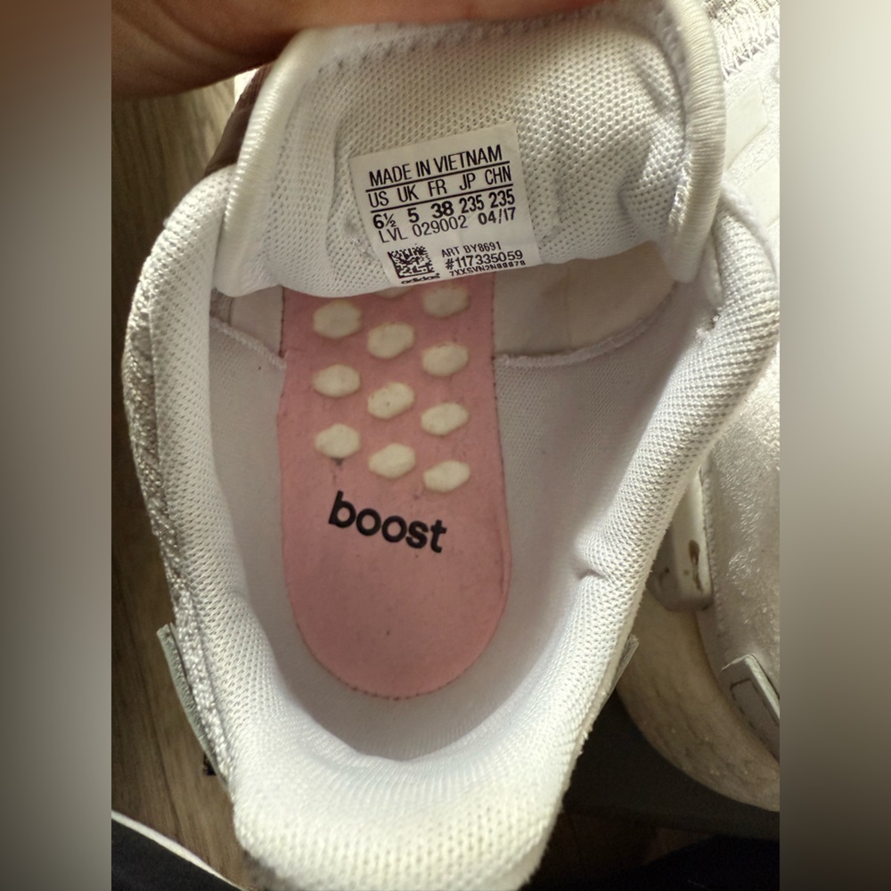 Adidas NMD R2 White Sneakers (Women) - Picture 7 of 9